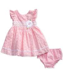 Sweet Heart Rose Floral Trim Eyelet Dress Baby Girls Reviews Dresses Kids Macy S Baby Girl Dress Patterns Baby Dress Design Baby Girl Dresses