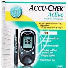 Compare Buy Accu Chek Active Kit With 100 Strips Glucometer Online In India At Best Price Healthgenie In