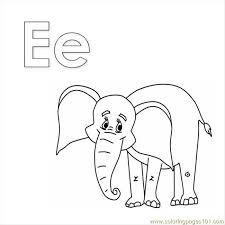 Elephant adult coloring pages iby7 elephant abstract doodle. E Elephant Coloring Page For Kids Free Elephant Printable Coloring Pages Online For Kids Coloringpages101 Com Coloring Pages For Kids
