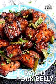 Flip pork belly and allow it to blanch for another 5 minutes**. Easy Baked Pork Belly Lord Byron S Kitchen