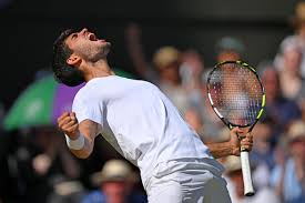 Two-time defending champion Carlos Alcaraz beats Taylor Fritz to reach the Wimbledon final