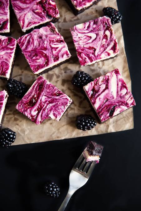 Blackberry Cheesecake Brownies