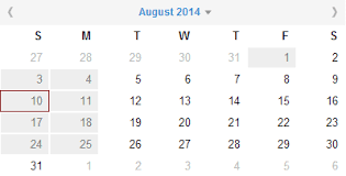How To Get The First And Last Day Of A Month Calendar View Sunday Saturday Stack Overflow