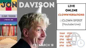 Leading clown academic JON DAVISON