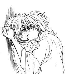 How to draw anime couple kissing. Anime Kissing Drawing Creative Art