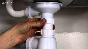 Please note this size assumes there is no dishwasher or garbage disposal installed. How To Install Or Replace A Universal Telescopic Bottle Trap For A Bathroom Basin Or Kitchen Sink Youtube