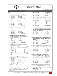 Maybe you would like to learn more about one of these? Paket Soal Latihan Dimensi Tiga Un 2018 Pdf