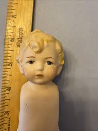 Ceramic Porcelain Doll Boy 6 Inches Not Complete Need Arms By Adelaide Lloyd