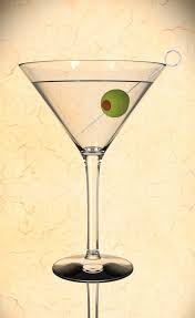 Martini Glas With Olive Martini Olive Glas