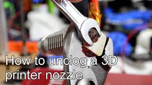Clearing A Clogged Or Jammed 3d Printer Nozzle 3d Printer How To Youtube