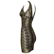 Hlbcbg Womens V Neck Rayon Bandage Dress Cocktail Party Dress 2259 Xs Black Gold Continue Cocktail Dress Party Cocktail Party Dress Womens Cocktail Dresses