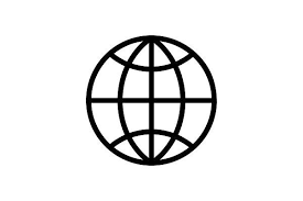 Internet Network Vector Flat Globe Globe Icon Internet Icon App Icon