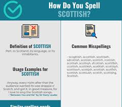 Classified as an indigenous language in scotland. Correct Spelling For Scottish Infographic Spellchecker Net
