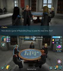 Exploding snap is a wizarding card game in which the cards spontaneously explode during games. I Don T Know If This Is Funny To Me Only But Charlie Asks Only To Our Mc If They Wanted To Play Exploding Snap Not To Rowan In The Next Picture Rowan