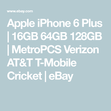 Apple Iphone 6 Plus 16gb 64gb 128gb Metropcs Verizon At T T Mobile Cricket Ebay Apple Iphone 6 Samsung Accessories Apple Iphone