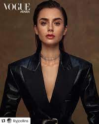 Star style identifies the exact clothing that celebrities are seen wearing and shopping links to where you can Look For Less Lily Collins Vogue Arabia Photoshoot Roostergnn Global News Network