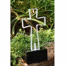 Cross to light includes sustainable features in almost every construction project. Solar Peacelight Cross Clear