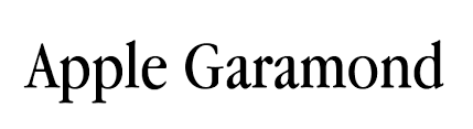 Apple Garamond Font Ffonts Net