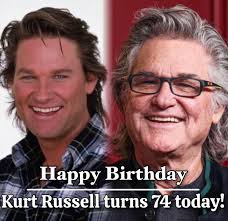 Happy 74th Birthday to legendary actor Kurt Russell! He has starred in so  many great films over the decades including: Escape from New York, The  Thing, Big Trouble in Little China, Overboard,