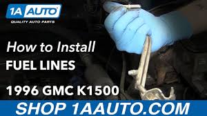My truck is a 2003 chevrolet silverado,1500 5.3 engine, 4x4 extended cab, automatic trans. How To Replace Fuel Lines 88 98 Gmc K1500 Youtube