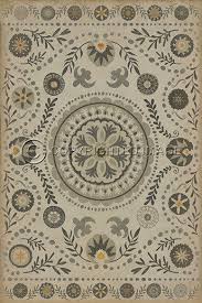 Spicher And Company Vintage Vinyl Floor Cloths Je Pense Rugs Rugs Direct Vinyl Rug Vinyl Flooring Floor Cloth