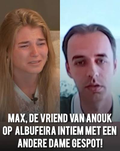 Max, de vriend van Anouk, is toch op vakantie gegaan naar Albufeira. En  daar heeft hij een dame ontmoet met wie hij het wel héél gezellig lijkt te  hebben. Het is duidelijk,
