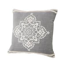 Our collection of cushions and blankets features a wide range of colors, textures and styles with a little something for every room. Casual Floral Diamond Medallion Throw Pillow With Tufted Border Overstock 32223979