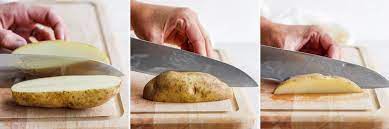 How to cut potatoes into cubes. How To Cut Potatoes Step By Step Tutorial Feelgoodfoodie