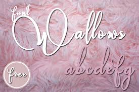 Script font is a broad style that refers to any typeface that looks like it was drawn by hand. Wallows Font Free