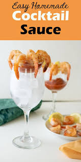 How To Make Homemade Cocktail Sauce Homemade Cocktail Sauce Homemade Cocktails Cocktail Sauce