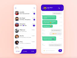 Chat App Screens Mobile App Design Android Chat App Social App Design