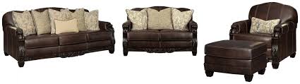 Our manual reclining sofas feature a lever mechanism that allows you to kick back and relax. Embrook Sofa Loveseat Chair And Ottoman 32501 14 20 35 38 Living Room Groups Furniture World Superstore