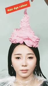 Pink Hair dye 💖 Parisian Dye Magic #ParisPaintingDye #PinkHairColor  #LongHairDye #mastermenhaircut