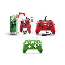 We've had a handful of 3rd party wireless controllers for our switch, but this is the only one that lasted more than a couple of months. Amazon Com Pdp Gaming Super Mario Bros Wired Pro Controller Faceplates 2 Faceplates Controller Mario Luigi Nintendo Switch Faceoff Video Games