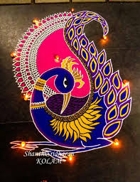 Image Result For Ganesh Rangoli Design New Rangoli Designs Rangoli Designs Rangoli Border Designs