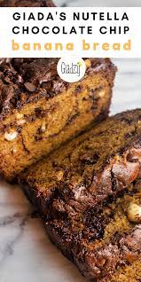 Nutella Chocolate Chip Banana Bread Chocolate Chip Banana Bread Nutella Banana Bread Banana Chocolate Chip