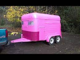 Pink Mini Horse Trailer Mini Horse Horse Trailers Miniature Horse