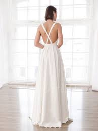 Hochzeitskleider schlicht lang, hochzeitskleider schlicht creme, hochzeitskleider online, hochzeitskleider schlicht standesamt. Brautkleid Ruckenfrei Schlicht Schmal Satin Ohne Spitze Mit Taschen Breiten Tragern