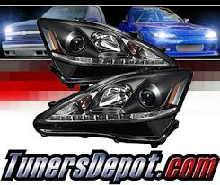 Find great deals on ebay for lexus is250 headlights. Sonar Drl Led Projector Headlights Black 06 10 Lexus Is250 Pro Yd Lis06 Drl Bk