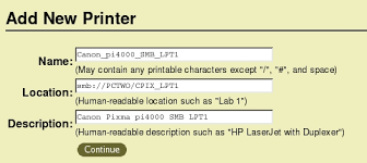 Do not switch users during setup. Linux Pixma Printer Configuration Canon Pixma Ip4000 Ip4100 Thoughts And Scribbles Microdevsys Com