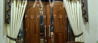 Gorden rumah memiliki banyak fungsi. Harga Gorden Pintu Dengan Poni Di Bambu Apus Jakarta Timur Gorden Jakarta