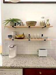 A variety of robust brackets suitable for kitchen shelves, pantries and library shelving. Shelf Brackets 10 Inch For Shelves Hook Iron Heavy Duty Shelf Brackets J Bracket Metal Shelf Bracket Industrial Farmhouse Goals