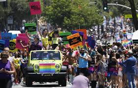 The 2021 nyc pride parade is scheduled for sunday, june 27, 2021. 2021 L A Pride Parade Is Cancelled Events Will Be Virtual Los Angeles Times