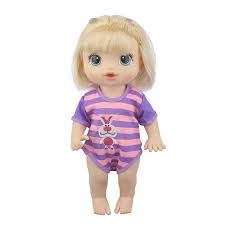 2023 Fashion Suit For 12 Inch 30CM Baby Alive Doll Toys Crawling Doll  accessories