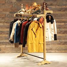 Commercial clothing racks demand durability and flexible configuration. Solid Wooden Commercial Clothing Display Racks Boutique Store Fixtures Manufacuring Retail Shop Fitting Display Furniture Supply