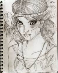 The First Native American Anime I Ve Seen Native American Drawing Native American Women Art Native American Women