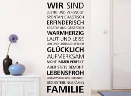 Wandtattoo Spruch Wir Sind Familie E025