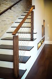 Stair railing kits offer an easy way to make your stairs safe and beautiful without the expense of hiring a carpenter. Cable Railing Systems Southern Staircase Artistic Stairs