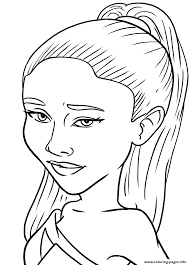 ariana grande funny coloring pages printable abeille coloriage