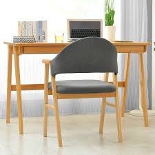 The study room or office is an essential part of a home. Nordic Style Simple Solid Wood Dining Chair Multifunction Leisure Stool Household Study Room Chair With Armr Solid Wood Dining Chairs Room Chairs Dining Chairs
